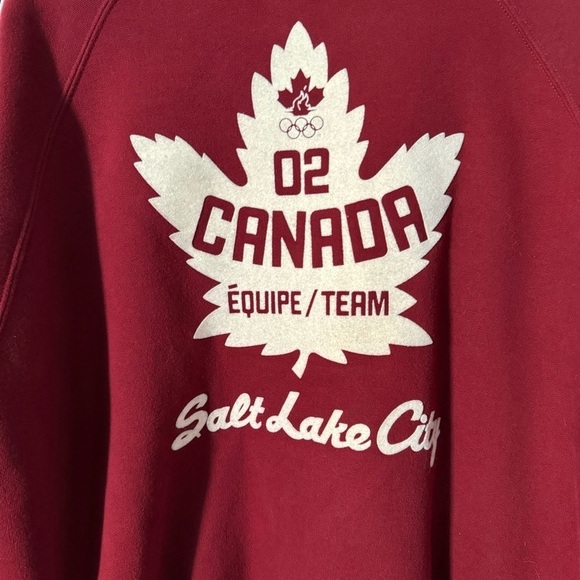 SOLD ROOTS Canada Sweatshirt Zip Vintage Y2K Olympics Salt Lake City Utah Mens - Picture 4 of 11
